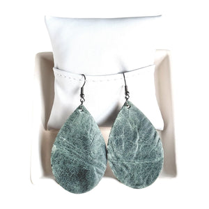 Steele Gray Teardrop Earring