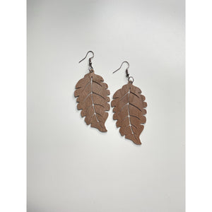 Walnut Leaf Earring - AnnMarie Accessories